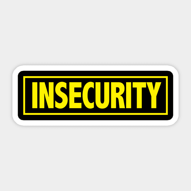 Insecurity Sticker by noranovak